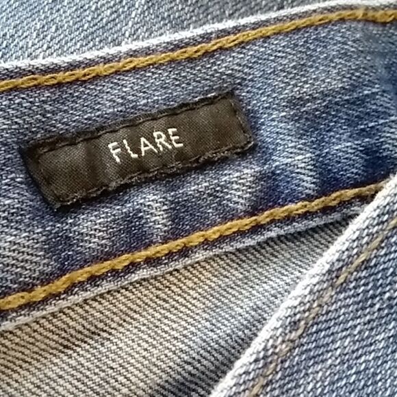 Vintage Calvin Klein Jones Flare Women's Jeans Size 14 - Picture 13 of 15